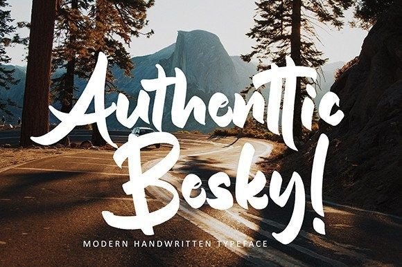 Authentic Besky: The Handwritten Font That Elevates Your Digital Brand