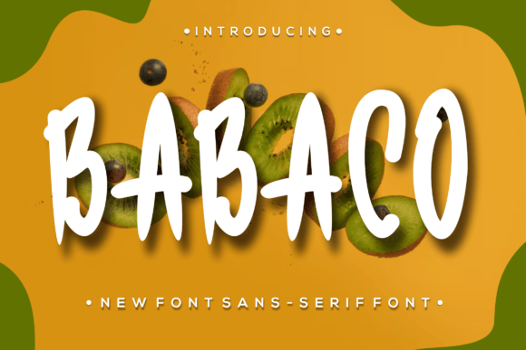 Babaco: A Handwritten Display Font That Elevates Digital Branding