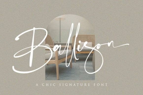 Ballison: A Handwritten Font That Feels Like Home
