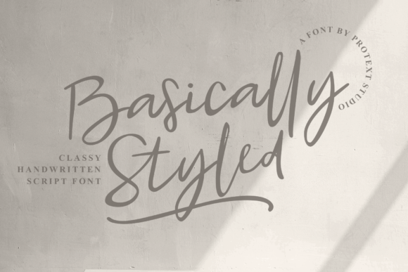 Basically Styled: A Refined Script Font for Digital Branding