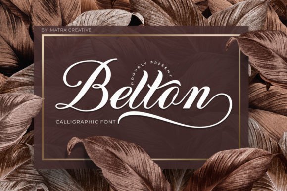 Belton Handwritten Font for Crafters & Small Shop Owners