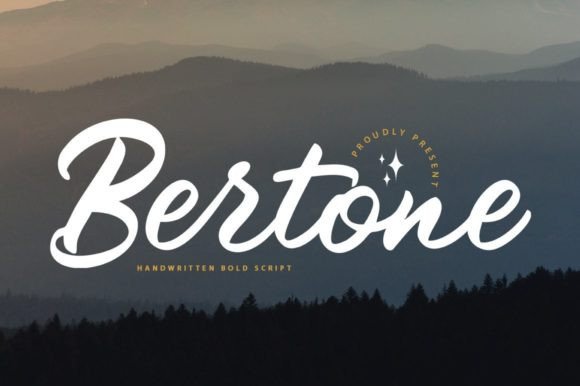 Bertone: A Natural Script Font for Campaign Headlines & Brand Voice
