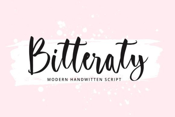 Bitteraty: A Handwritten Font That Elevates Digital Branding
