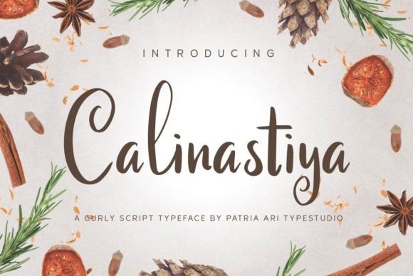 Calinastiya: A Handwritten Font That Feels Human on Screen
