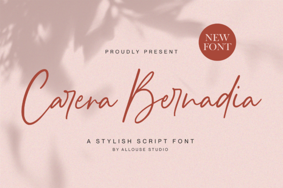 Carera Bernadia: A Handwritten Font for Elegant Branding