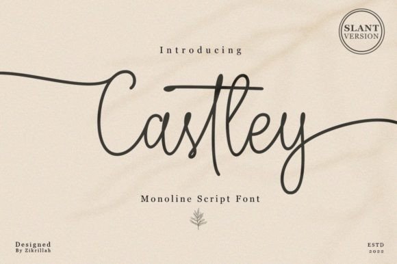 Castley: A Script Font That Earns Its Place
