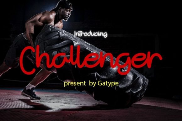 Challenger: A Handwritten Font That Converts Scroll Into Stop