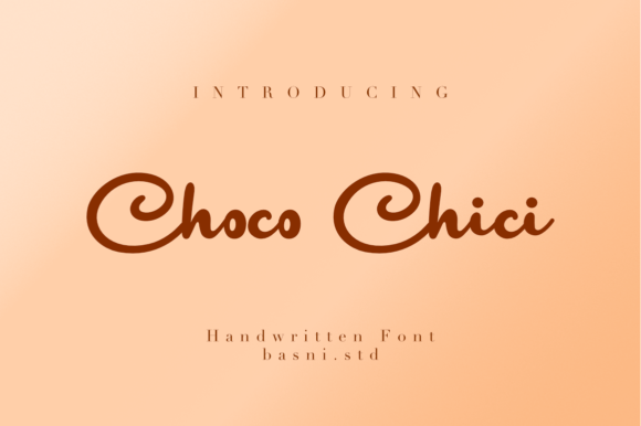 Choco Chici: A Handwritten Font for Crafters and Product Creators