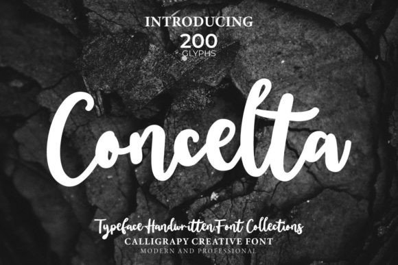 Concelta: A Handwritten Font That Breathes Quiet Confidence