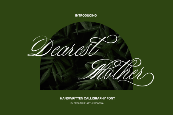 Dearest Mother: A Script Font That Makes Your Brand Feel Thoughtful