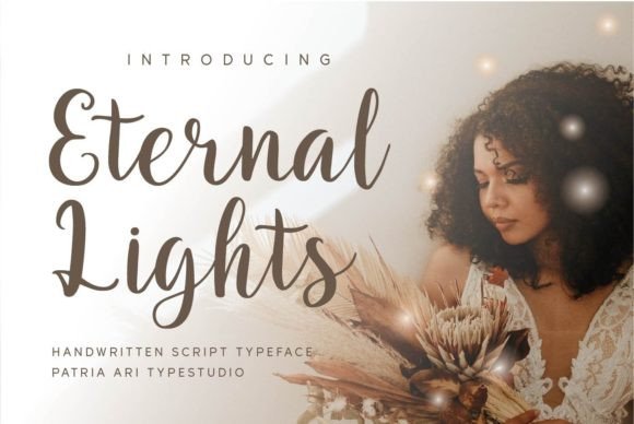 Eternal Lights: A Handwritten Font for Editorial Warmth