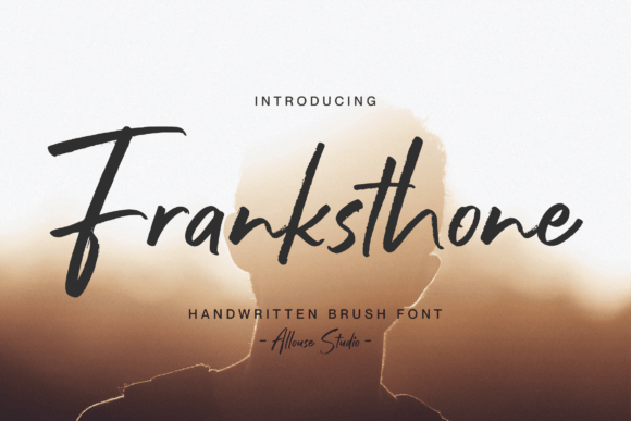 Franksthone: A Handwritten Script Font That Converts