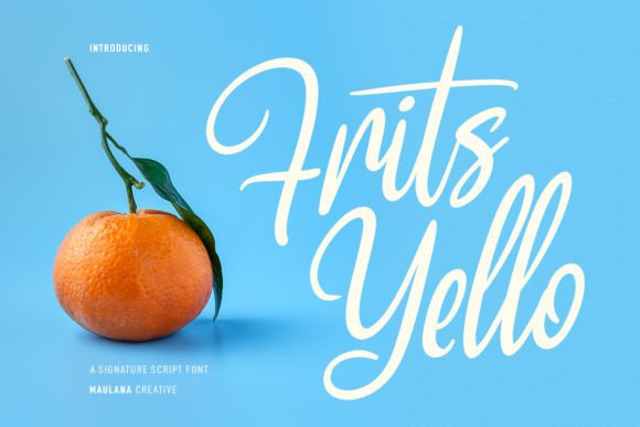 Frits Yello: A Warm, Confident Script That Earns Its Space