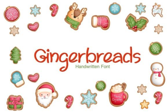Gingerbreads: A Handwritten Font That Feels Like a Warm Welcome
