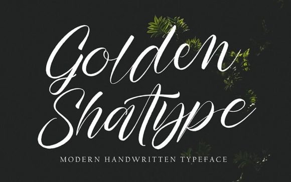 Golden Shatype: A Handwritten Font That Elevates Digital Branding