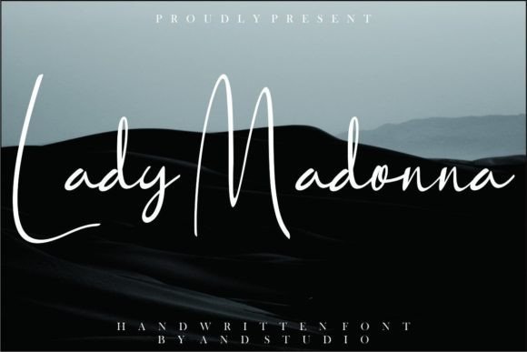 Lady Madonna: A Handwritten Script Font That Elevates Digital Branding