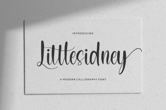 Littlesidney: A Modern Calligraphy Font That Feels Like Hand-Drawn Magic