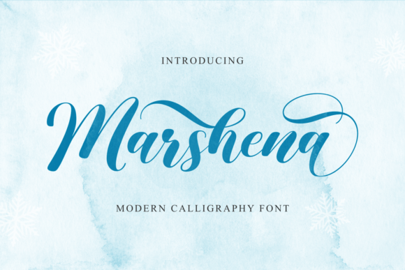 Marshena: A Sweet, Elegant Handwritten Font for Makers