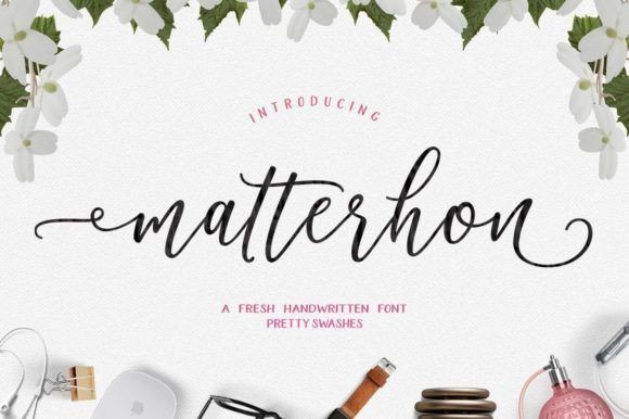 Matterhon: A Luxurious Script Font That Makes Your Campaign Stand Out