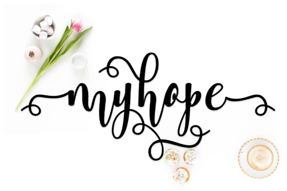 Myhope: A Handwritten Script Font for Editorial Warmth
