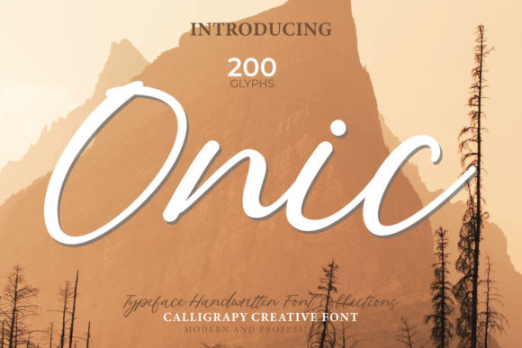 Onic: The Handwritten Font That Elevates Your Brand