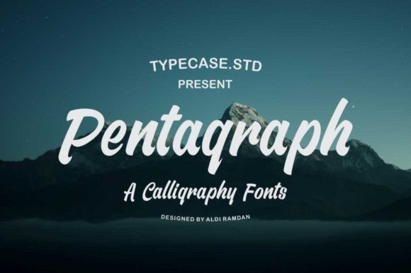 Pentagraph: A Handwritten Font for Creative Branding