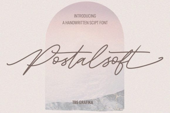 Postalsoft: A Stylish Script Font for Polished Branding