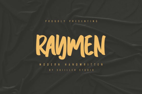 Raymen: A Stylish Handwritten Font for Editorial Design