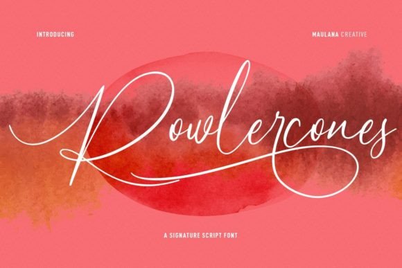 Rowlercones: A Handwritten Font That Feels Like a First Draft—In the Best Way