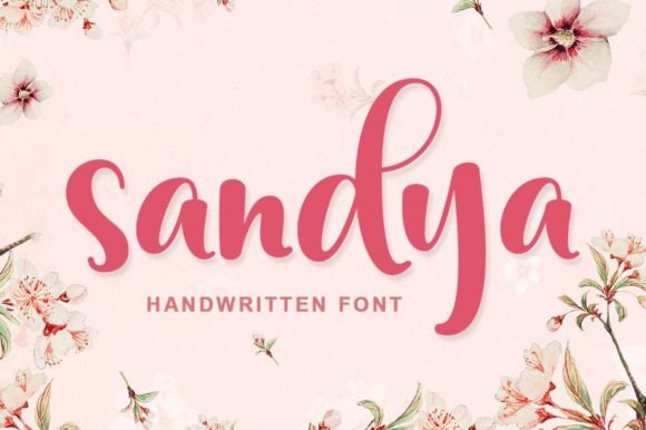 Sandya: A Modern Script Font That Elevates Real Branding Work