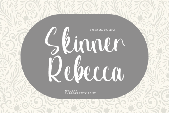 Skinner Rebecca: A Warm, Elegant Script Font for Handmade Creators