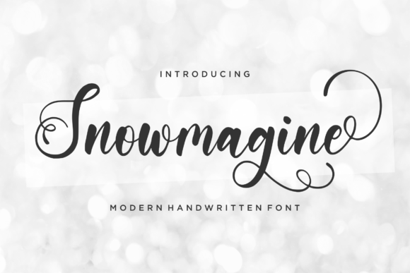 Snowmagine: A Handwritten Font That Makes Your Brand Feel Human