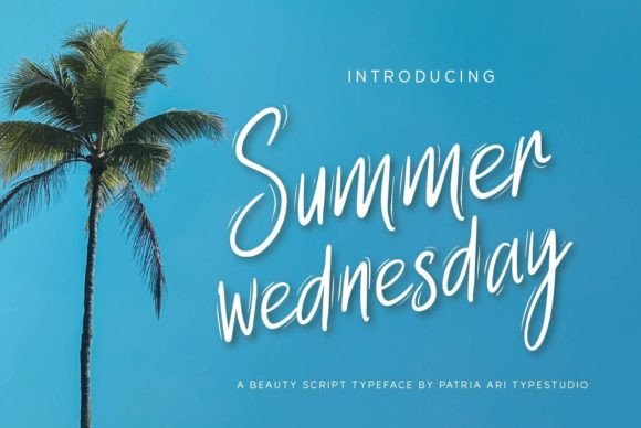 Summer Wednesday: A Handwritten Font for Editorial Warmth