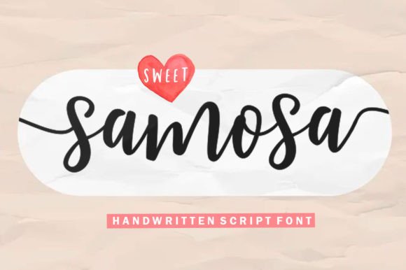 Sweet Samosa: A Font That Adds Warmth to Your Craft